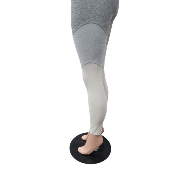 NEW Outdoor Voices Womens Spring 7/8 Color Block Leggings‎ Grey Size Small - Picture 10 of 16